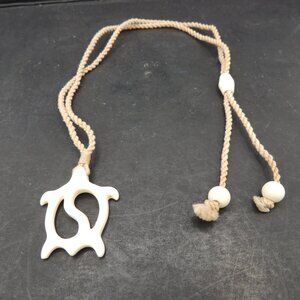 Hawaiian Turtle Pendant Necklace on Cord